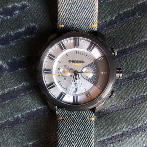 Diesel “Stronghold” Men’s Denim Watch